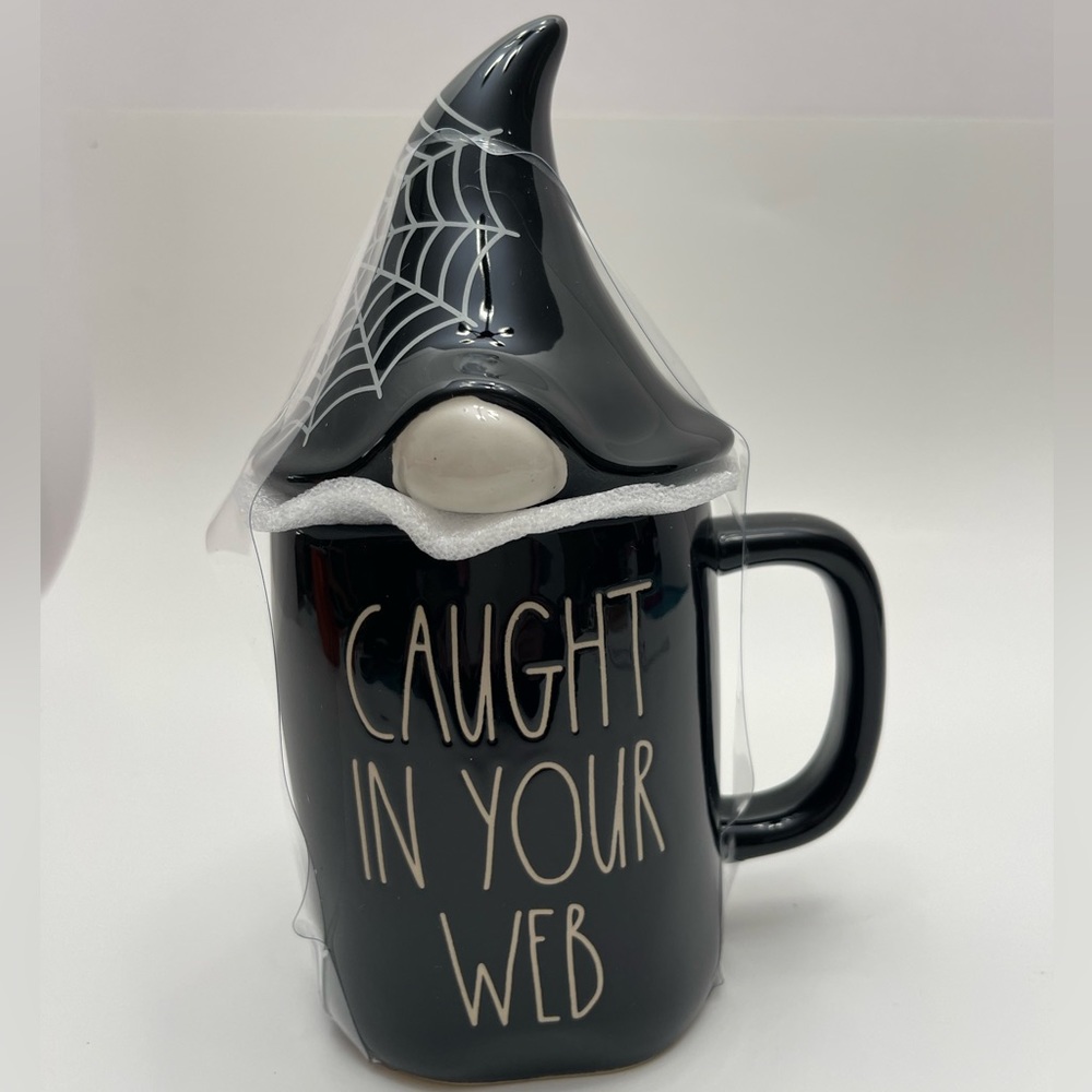 Rae Dunn “Caught in your web” 24oz Coffee Mug